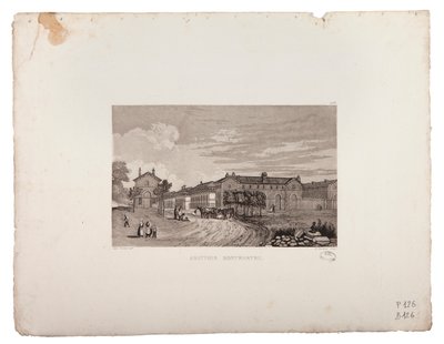 Montmartre Abattoir by Jacques Alphonse Testard